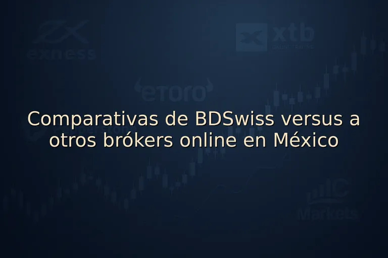 Comparativas de BDSwiss versus a otros brókers online en México