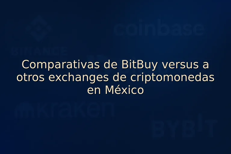 Comparativas de BitBuy versus a otros exchanges de criptomonedas en México