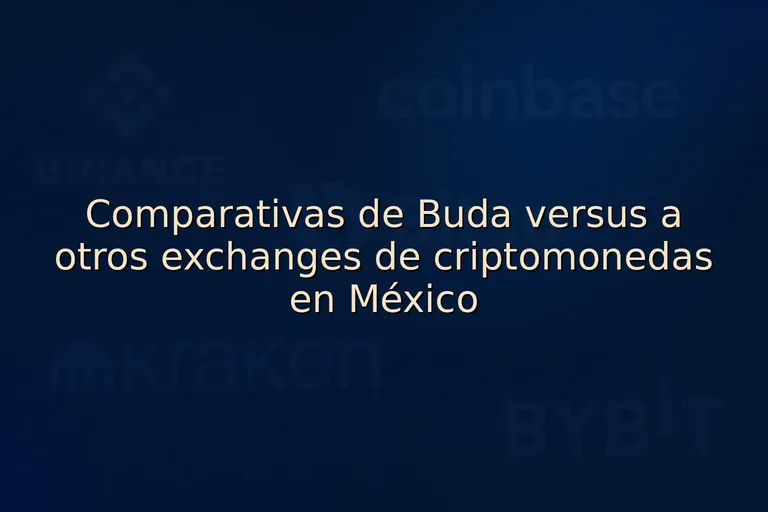 Comparativas de Buda versus a otros exchanges de criptomonedas en México