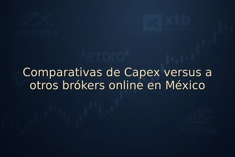 Comparativas de Capex versus a otros brókers online en México