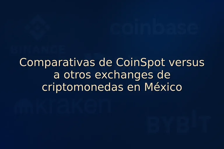 Comparativas de CoinSpot versus a otros exchanges de criptomonedas en México