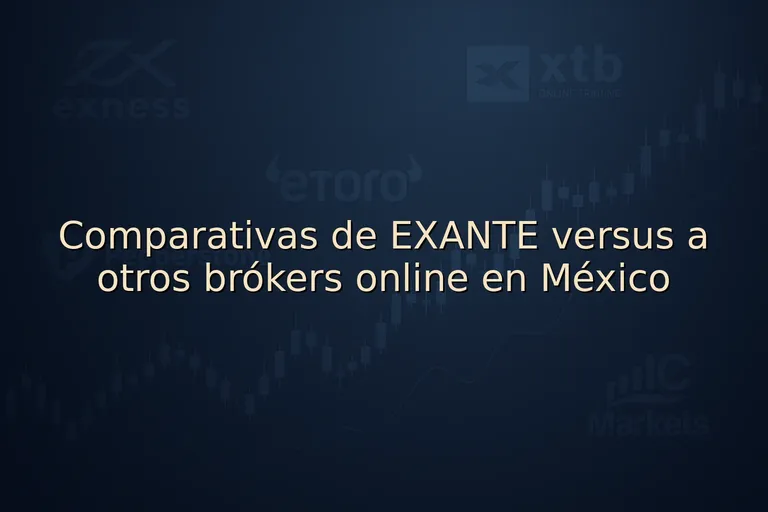 Comparativas de EXANTE versus a otros brókers online en México