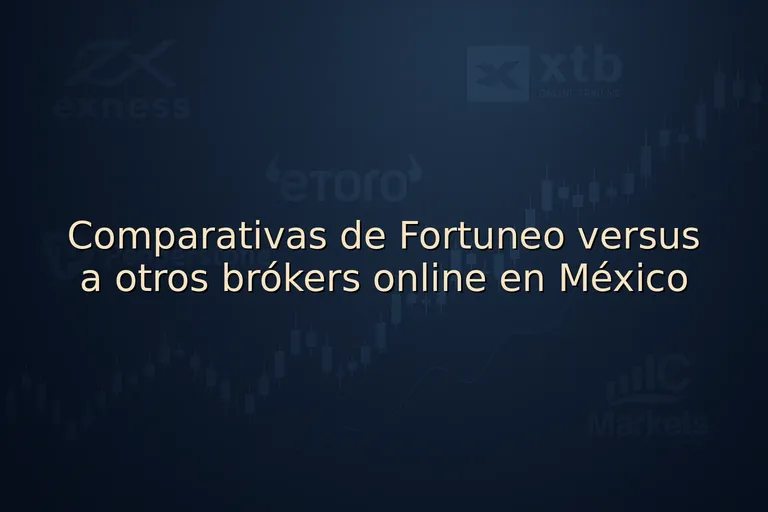 Comparativas de Fortuneo versus a otros brókers online en México