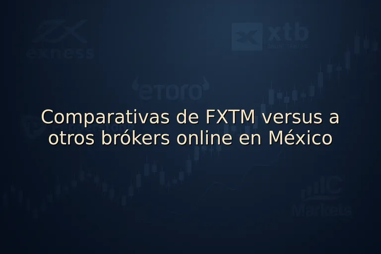 Comparativas de FXTM versus a otros brókers online en México