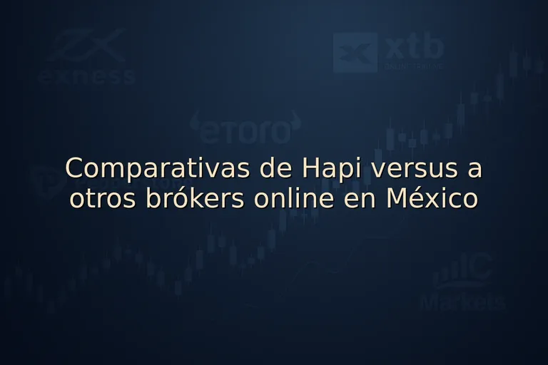 Comparativas de Hapi versus a otros brókers online en México