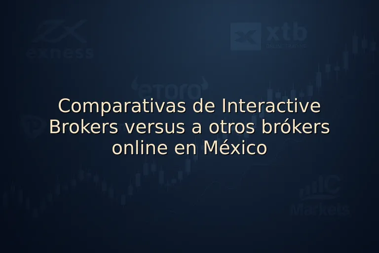 Comparativas de Interactive Brokers versus a otros brókers online en México