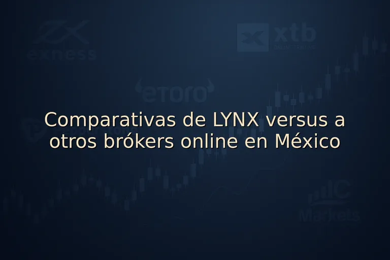 Comparativas de LYNX versus a otros brókers online en México