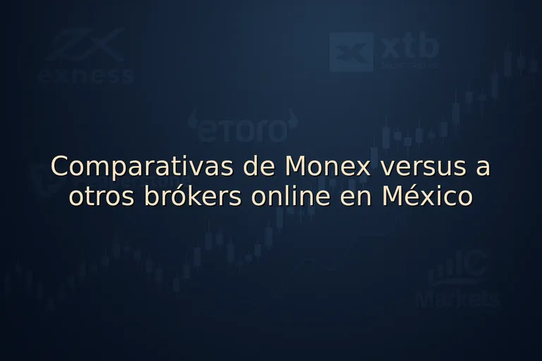Comparativas de Monex versus a otros brókers online en México