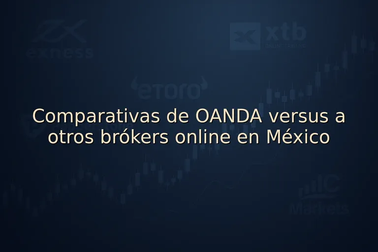 Comparativas de OANDA versus a otros brókers online en México