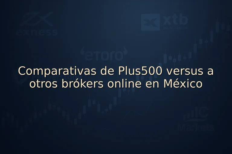 Comparativas de Plus500 versus a otros brókers online en México