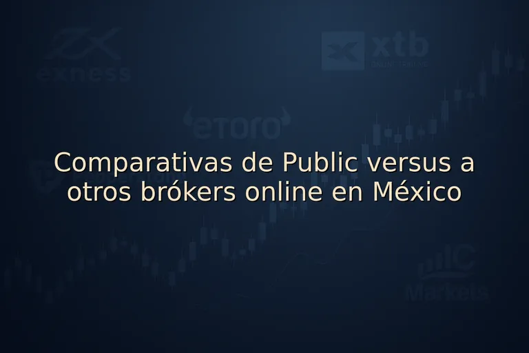Comparativas de Public versus a otros brókers online en México