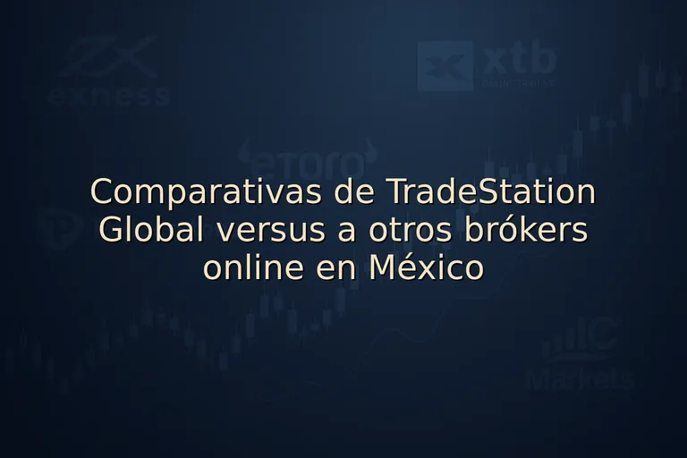 Comparativas de TradeStation Global versus a otros brókers online en México