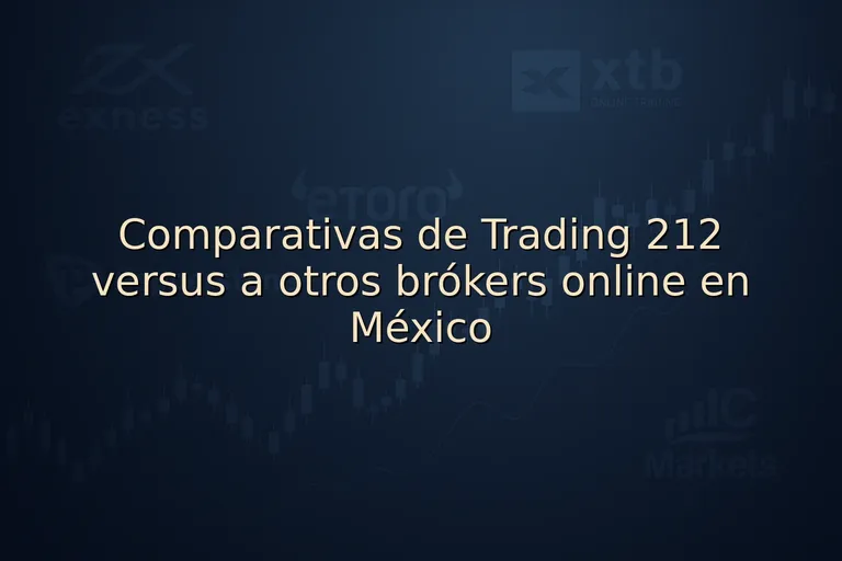Comparativas de Trading 212 versus a otros brókers online en México