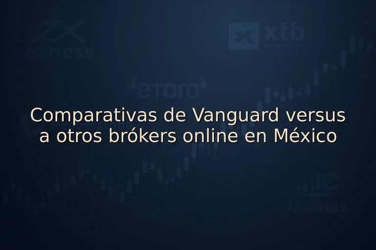 Comparativas de Vanguard versus a otros brókers online en México