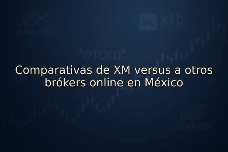 Comparativas de XM versus a otros brókers online en México