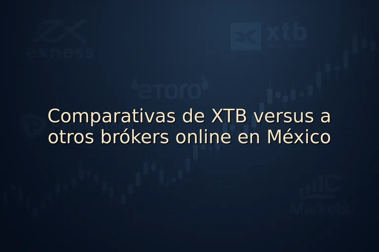 Comparativas de XTB versus a otros brókers online en México